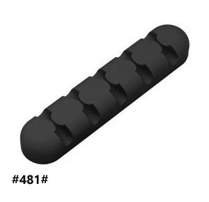 1 Piece Adhesive Silicone Cable Management Winder Earphone Organizer Charging Cords Storage Mouse Wire Holder Clip