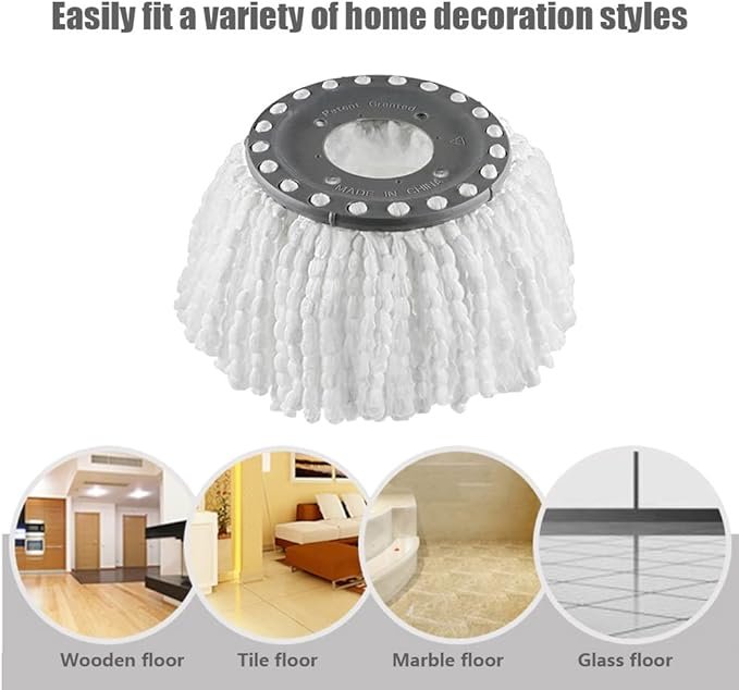 Microfiber Mop Head for Spin Mop Replacement for