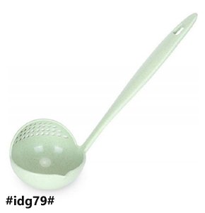 Two in One Plastic Spoon Slotted Spoon soup Ladle Hot Pot Spoon