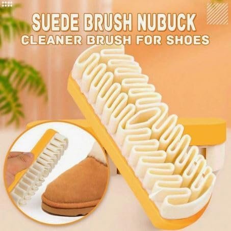 Multi-purpose shoe brush, leather shoe eraser