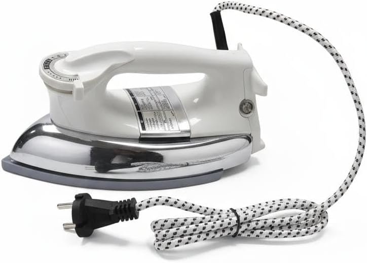 ​Classic Heavyweight Dry Iron (6.2 LB) – Non-Stick Soleplate & Precision Temperature Control.