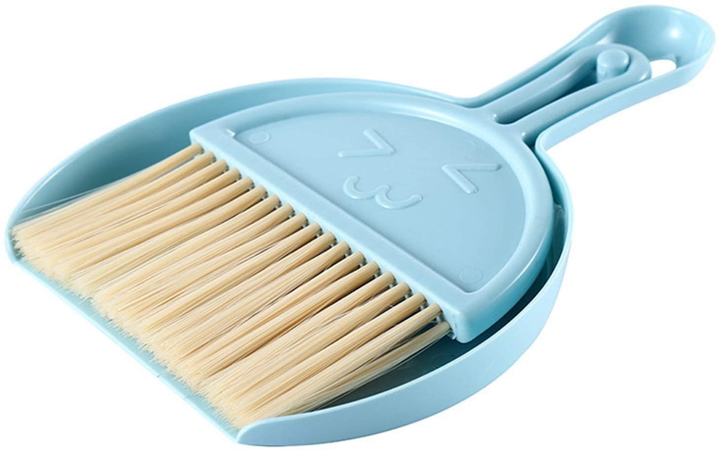 Desk Broom Set Home Keyboard Cleaning Brush Small Broom With Dustpan Set For Home School Office Clean Brush Drop shipping (Color : random)
