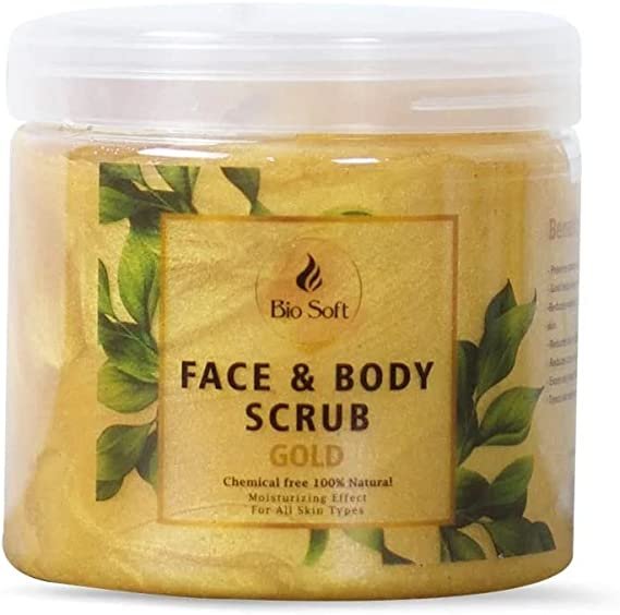 Face & Body Scrub Gold 500 gm - Bio Soft