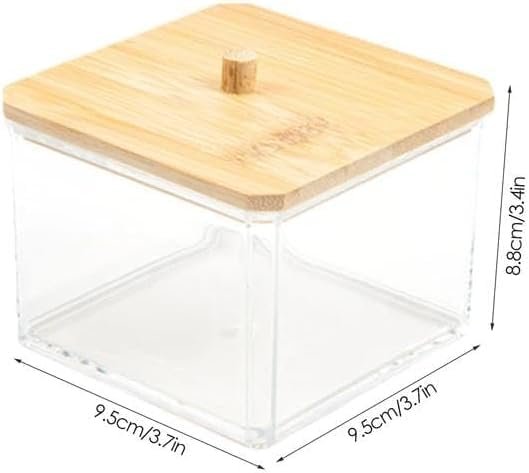 Earphone organizer with acrylic wooden cover