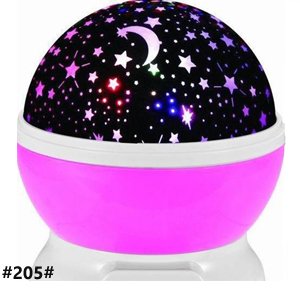 Romantic Rotating Star Moon Sky Rotation Night Projector Light Lamp. Perfect Gift