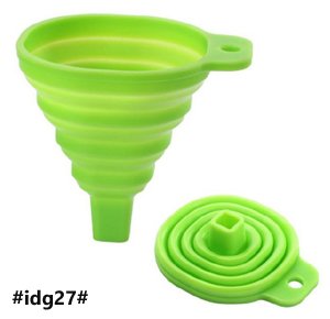 Collapsible silicone Funnels, Kitchen Tool for Filling Liquid Transfer Bottles