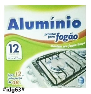 Disposable oven aluminum foil stove protector square shape