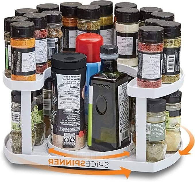 Tiered Spice Organizer & Holder That Saves Space, Keeps Everything Neat
