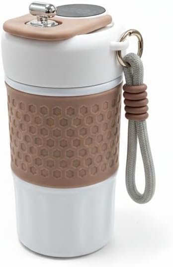 450ml Insulated Travel Tumbler Leak Proof Sports Mug with Silicone Grip and Carry Loop