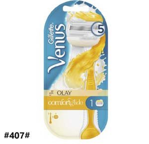 Gillette Venus Comfort Glide Razor Handle with Olay Blade Refill for Women