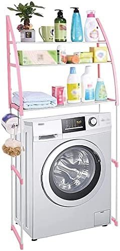 3-tier Space Saving Rack, Freestanding Organizer Above Washer Dryer Storage Shelf Bathroom Organizer Laundry, Living Room