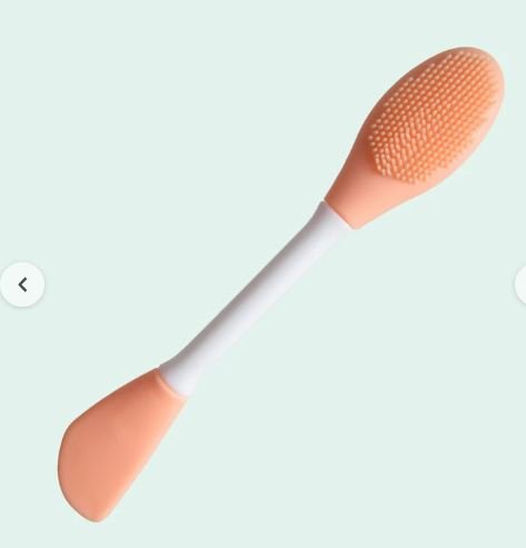 Facial Brush Double-Ended Silicone Face Mask Cosmetic Makeup Silicone Face Mask Applicator Brushes Cleansing Brush Pore Cleaner for Cream, Lotion