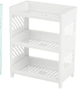 Three-Tier Desktop Storage Rack, Cosmetic and Skincare Storage Boxes, Dust-Proof Makeup Organizer, Desktop Organizer.