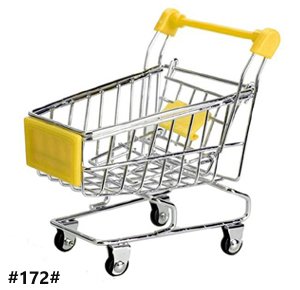 Mini Supermarket Shopping Cart Trolley Phone and Pen Holder