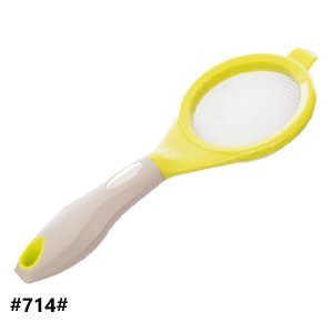 Stainless Steel Strainer With Silicon Handle - Multi Color