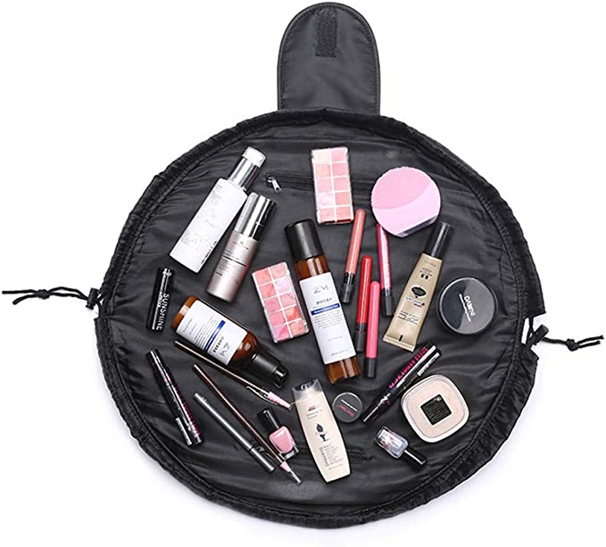 Portable Makeup Bag, Cosmetic Storage Bag With Zipper And Handle,  Waterproof Toiletry Bag For Travel - Temu United Arab Emirates