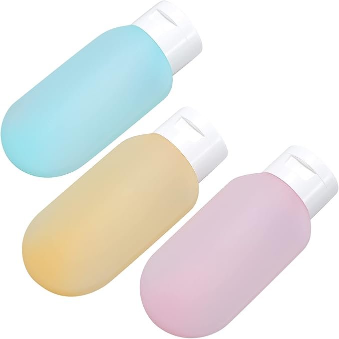 Set of 3 Travel Bottles 60 ml Travel Bottles & Containers
