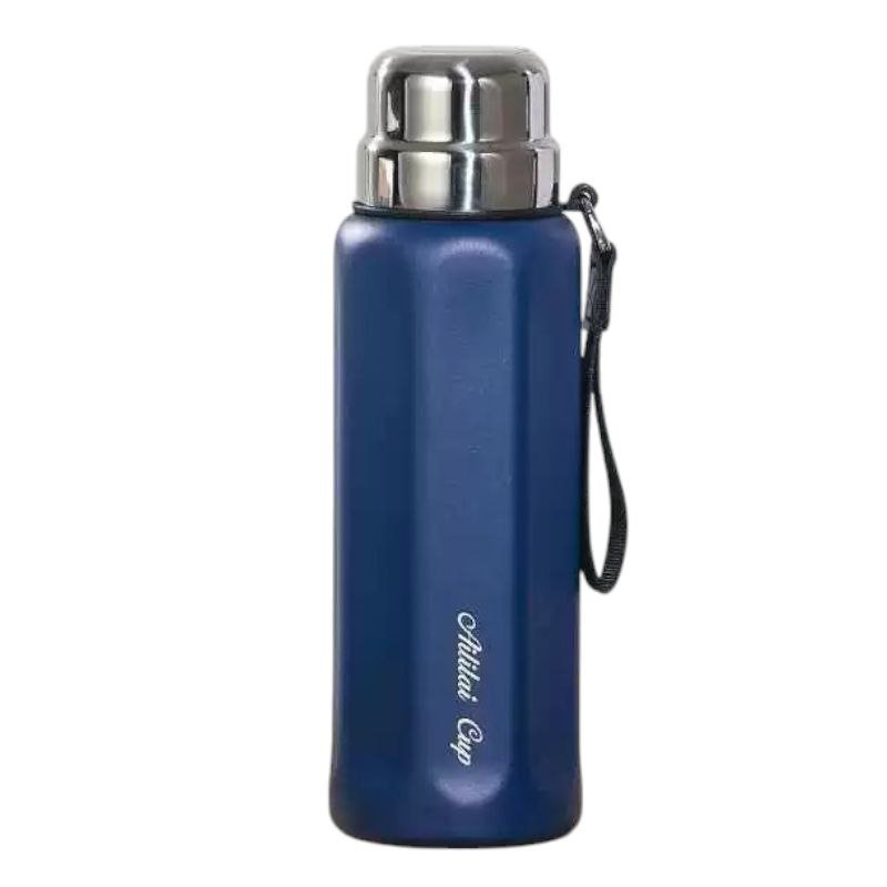 Insulated vacuum Thermo Bottle 800ml with cup Stainless steel coffee bottles for hot and cold drink water flask