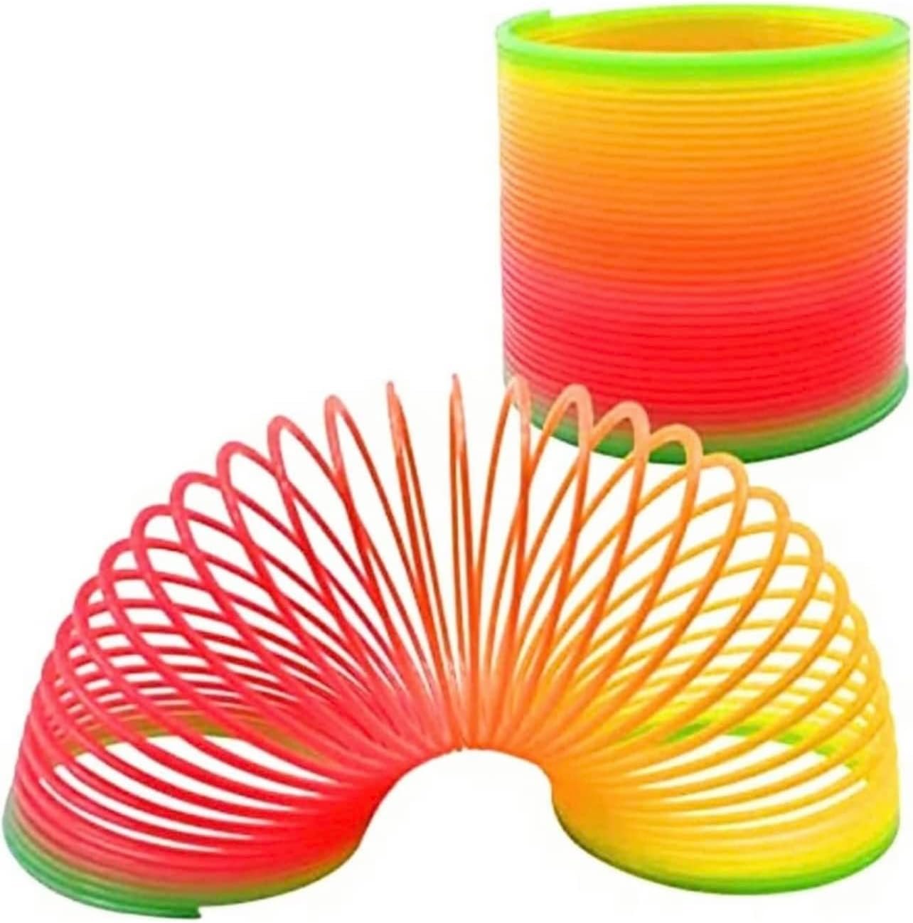 Plastic creative magical rainbow circle funny toys for children - multi color