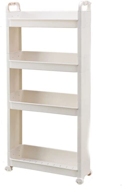 Organizer and racks for bathroom and kitchen storage 4 shelves with handle