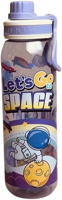 800ml Astronaut-Themed Portable Water Bottle with Carry Handle
