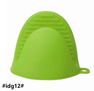 Kitchen Insulated Gloves Dishes Microwave Oven Heat Resistant Silicone Non-slip Baking Pot Holder
