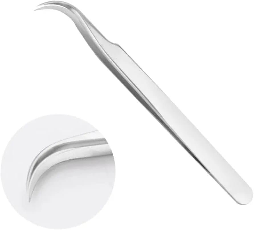​Professional Curved Precision Tweezers - High-Grade Stainless Steel Multi-Purpose.