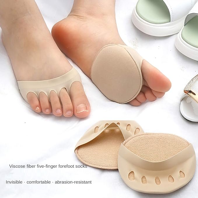Foot Pads Reusable Soft Ball of Foot Cushions Forefoot Pads for Women Prevention Pain