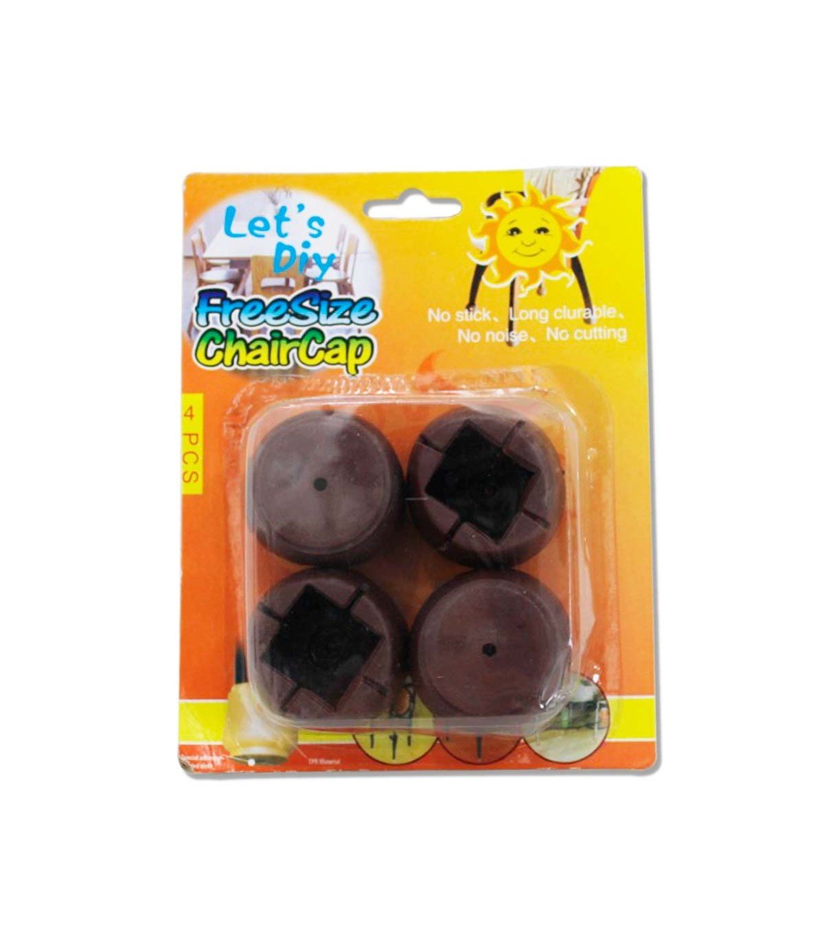 4pc Chair Leg Feet Protect Covers PVC Non-slip Cushion Cap Table Base Furniture Sofa Foot Floor Cover Silence Protection