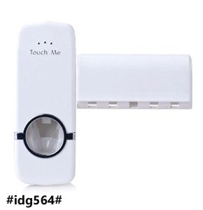 Tooth Paste Dispenser with 5 -Brush Holder