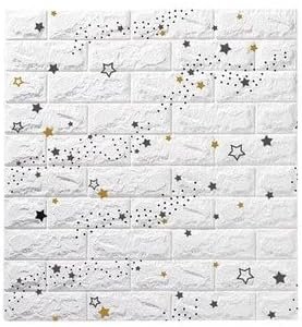 Stone wall sticker 70*77, 6mm, stars